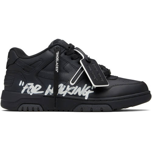 Off-White 男士 运动鞋 黑色 Out Of Office For Walking