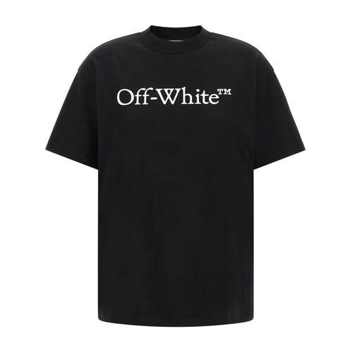 Off-White 女士 FW26 上衣 BOOKISH 大号徽标常规T恤