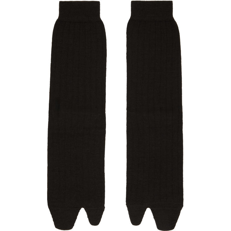 Maison Margiela马吉拉 女士 袜子 棕色 Bootleg Tabi 中筒袜