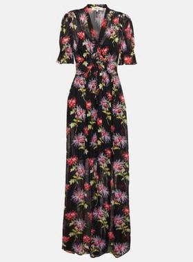 Diane von Furstenberg 女士 中长连衣裙 Erica 花朵长款连衣裙