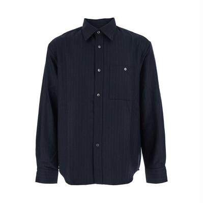 TONYWACK 男士 FW25 衬衫 细条纹羊毛混纺