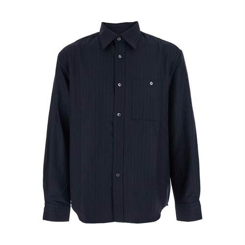 TONYWACK 男士 FW25 衬衫 细条纹羊毛混纺