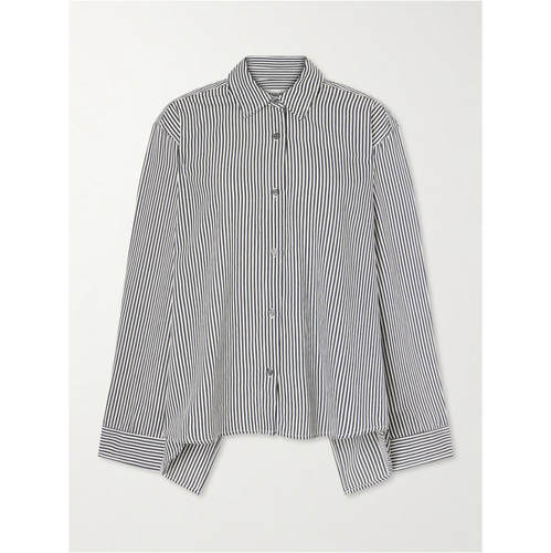 AGOLDE 阿戈尔德 女士 FW26 衬衫 'Theo' 条纹府绸