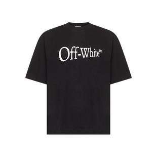 FW25 男士 T恤 標誌印花圓領 卹 Off White