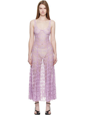 Collina Strada 女士 中长连衣裙 紫色 Pamela 连衣裙