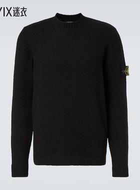 Stone Island石头岛 男款Compass 羊毛混纺毛衣 迷衣时尚