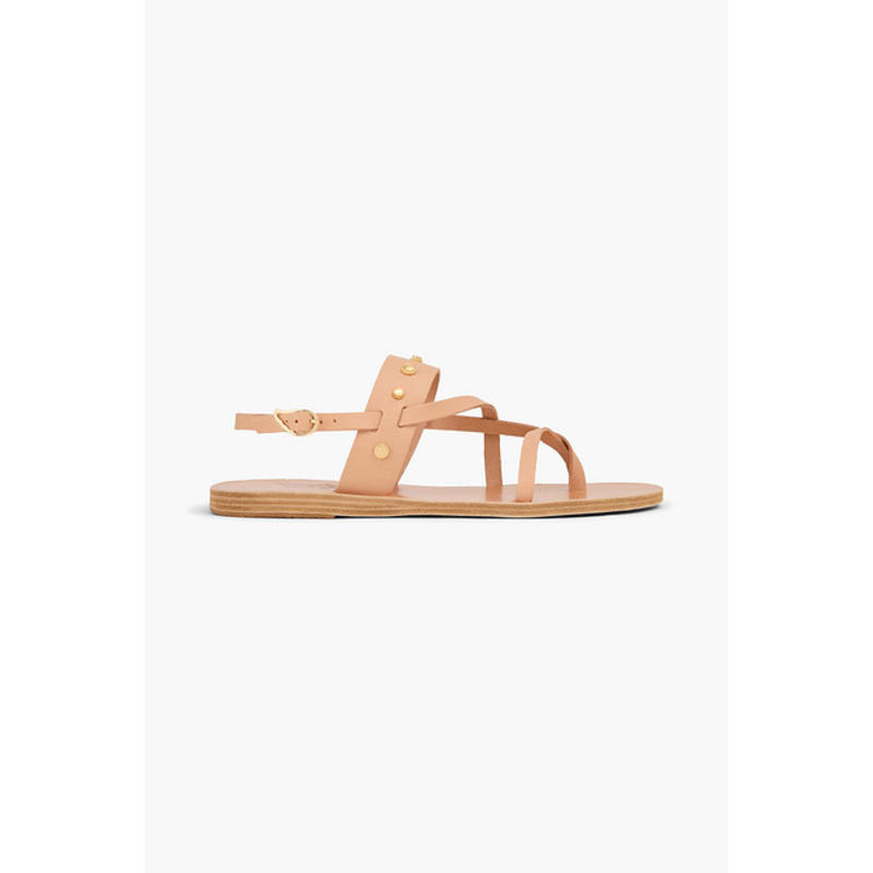 Ancient Greek Sandals 女士 凉拖 Alethea 铆钉皮质露跟凉鞋