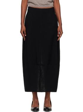 Studio Nicholson 女士 中长裙 黑色 Beni 半身裙