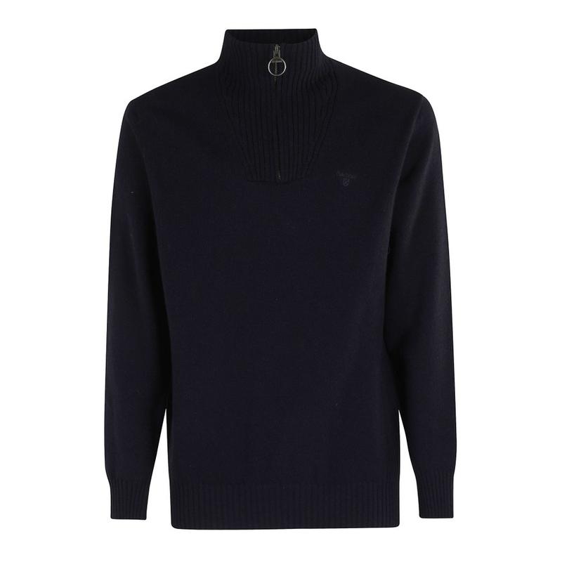 Barbour 男士 FW25 针织衫 長袖半拉鍊套頭衫