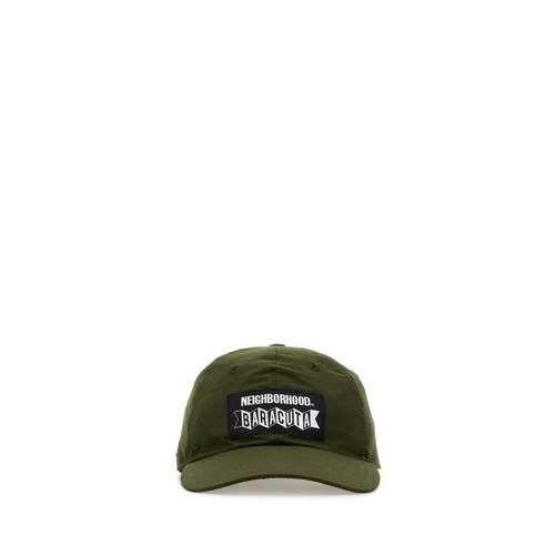 Baracuta 男士 FW24 帽子 Army 绿色聚酯混纺棒球帽