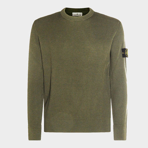 Stone Island 石头岛 男士 FW26 毛衣 ISLAND 石头色毛线衫