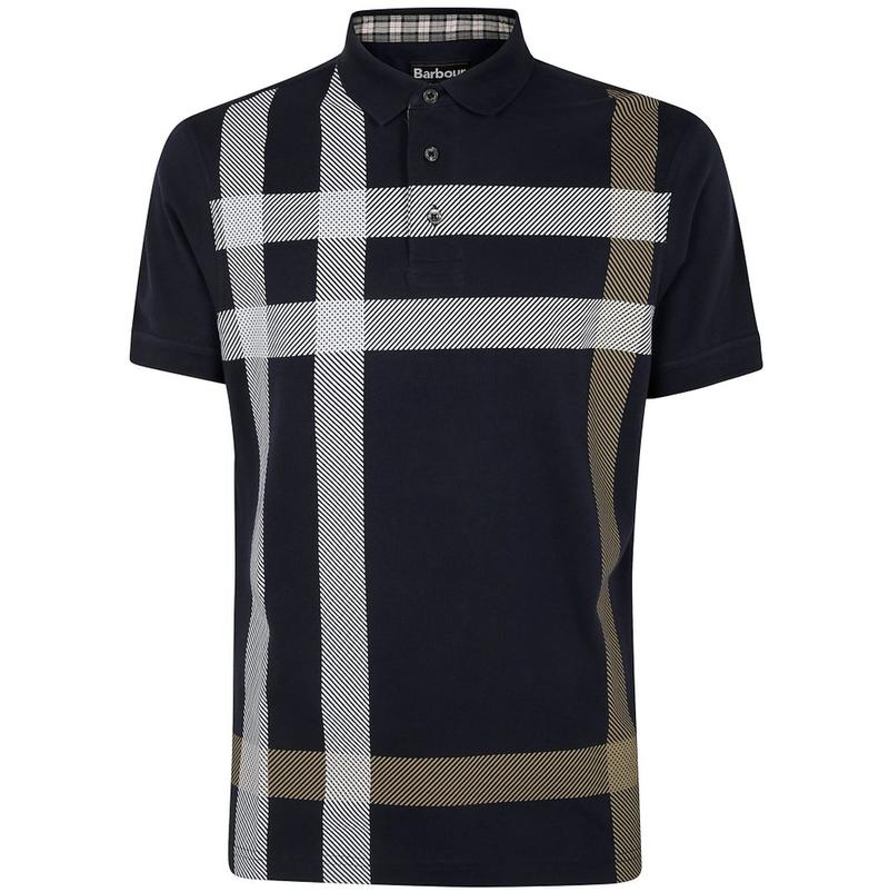 Barbour 巴伯尔 男士 SS26 POLO衫 大格纹短袖 Polo 衫图片