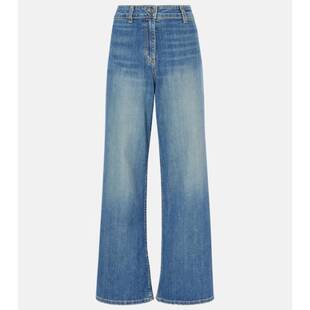 Lotan 中腰阔腿牛仔裤 女士 Megan 牛仔长裤 Nili