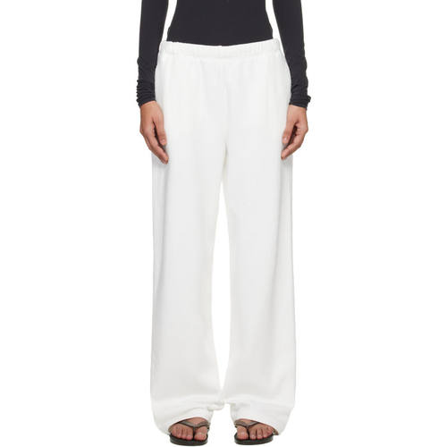 SKIMS 女士 长裤 灰白色 Cotton Fleece Classic Straight Leg