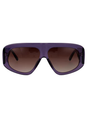 The Attico 女士 SS25 太阳镜 PURPLE/ SILVER/ 紫色醋纤太阳眼镜