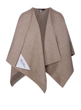 Max Mara 女士秋冬新品 斗篷 Serra 標誌貼佈斗篷