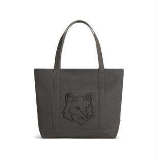 SS26 Maison Kitsuné 男士 狐狸图案手提包 托特包