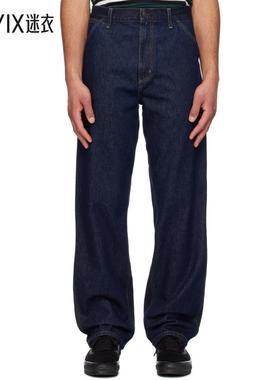 Carhartt卡哈特 男士蓝色 Single Knee 牛仔裤 迷衣时尚