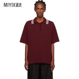 Polo 女款 酒红色 Organic CORDERA 衫 Pointelle Cotton 迷衣时尚