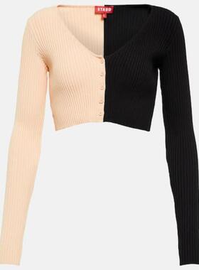 Staud 女士 开衫 Manon 短款针织