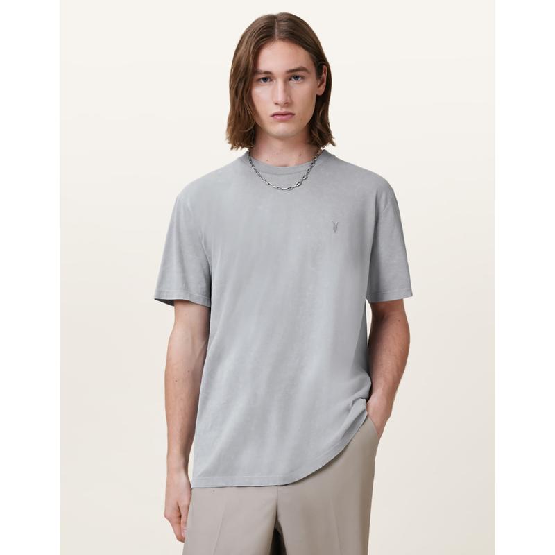 AllSaints 男士 T恤 Saka 灰色T恤(machine -)