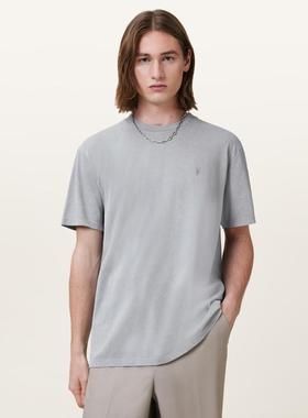 AllSaints 男士 T恤 Saka 灰色T恤(machine -)