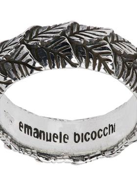 Emanuele Bicocchi 男士 戒指 Leaf 戒指