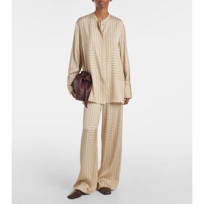 Joseph 约瑟夫 女士 衬衫 Athena 条纹真丝混纺