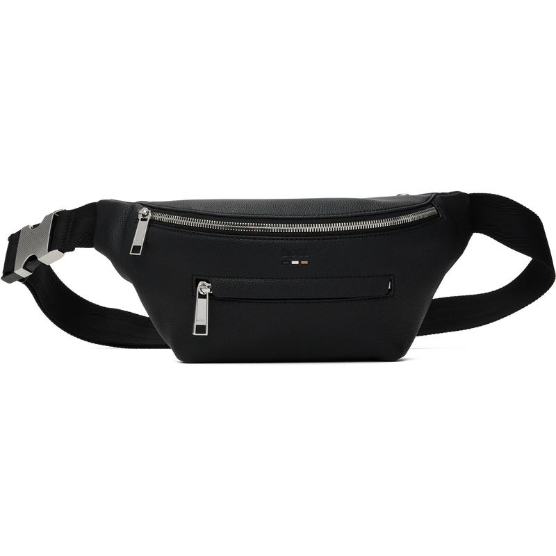 HUGO BOSS雨果博斯 男士 手拿包 黑色腰包