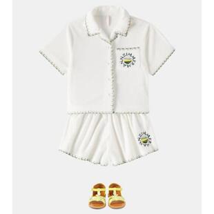 Zimmermann 兹默曼 女童 短裤 Tallow 棉混纺厚绒布童装