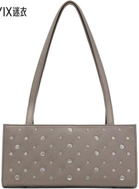 Conner Ives 女款灰色 Bias Baguette 单肩包 迷衣时尚