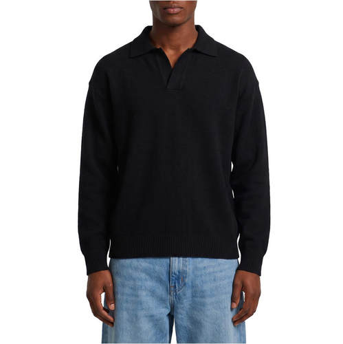 Roberto Collina 男士 FW26 POLO衫 SKIPPER 黑色