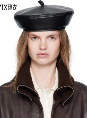 Ruslan Baginskiy 女款黑色贝雷帽 迷衣时尚