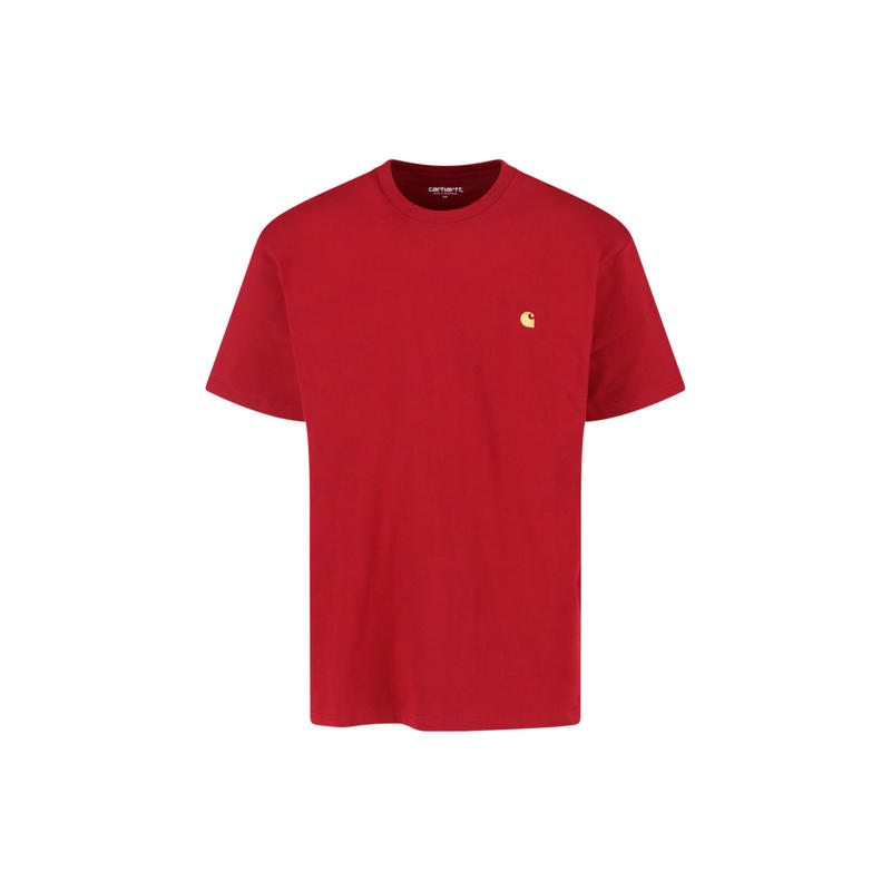 Carhartt WIP 男士 FW25 T恤 and Polos T恤红色T恤