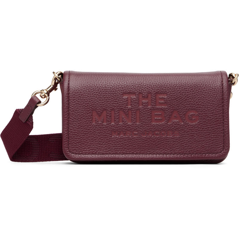 Marc Jacobs 女士 单肩包 红色 The Leather Mini 单肩包