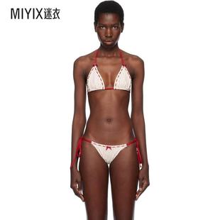 灰白色 Bella Hadid Frankies Nick 女款 联名 Triangle Bikinis