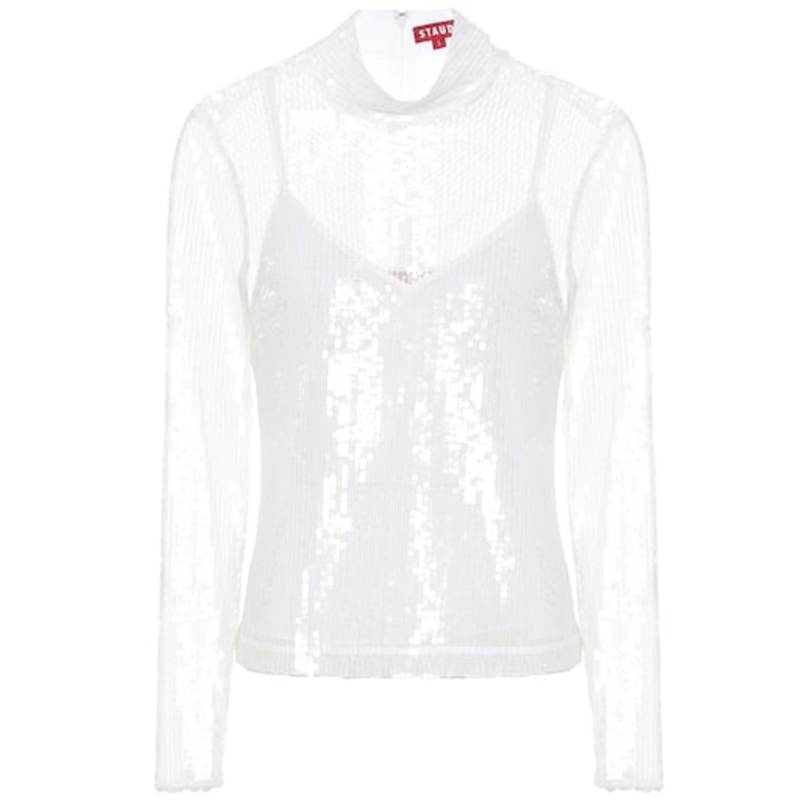 Staud 女士 上衣 Chaka 珠片衫