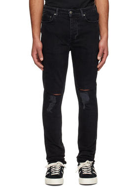 Ksubi 男士 牛仔长裤 黑色 Chitch Krow Krushed 牛仔裤