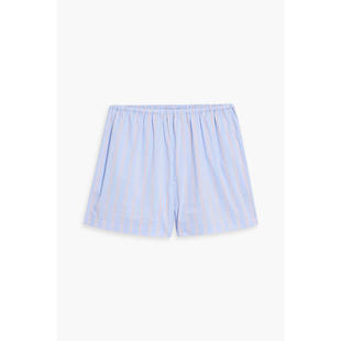 Striped 条纹棉混纺府绸短裤 女士 Loretto 短裤 Solid