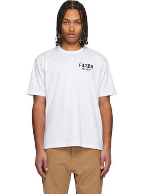 Junya Watanabe 男士 T恤 白色 Filson 联名 T 恤