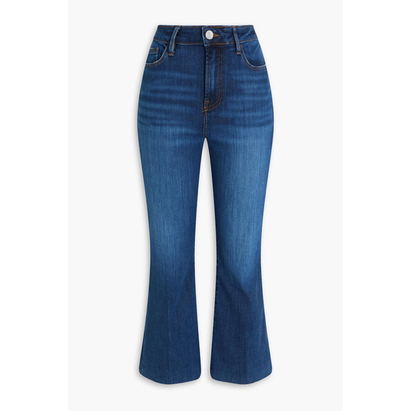 FRAME 女士 牛仔长裤 Le 迷你靴形短款高腰小喇叭牛仔裤