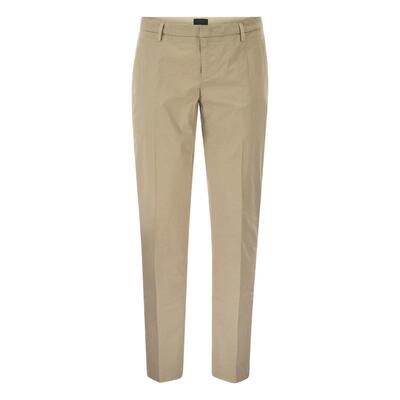 DONDUP 男士 SS26 长裤 SPIRITISSIMO 弹力华达呢斜纹棉布裤