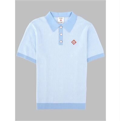 Casablanca 男士 FW26 POLO衫 RIGHE 针织衫