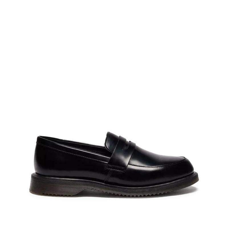 Dr. Martens 马丁博士 女士 SS26 乐福鞋 Temara 黑色亮面光滑
