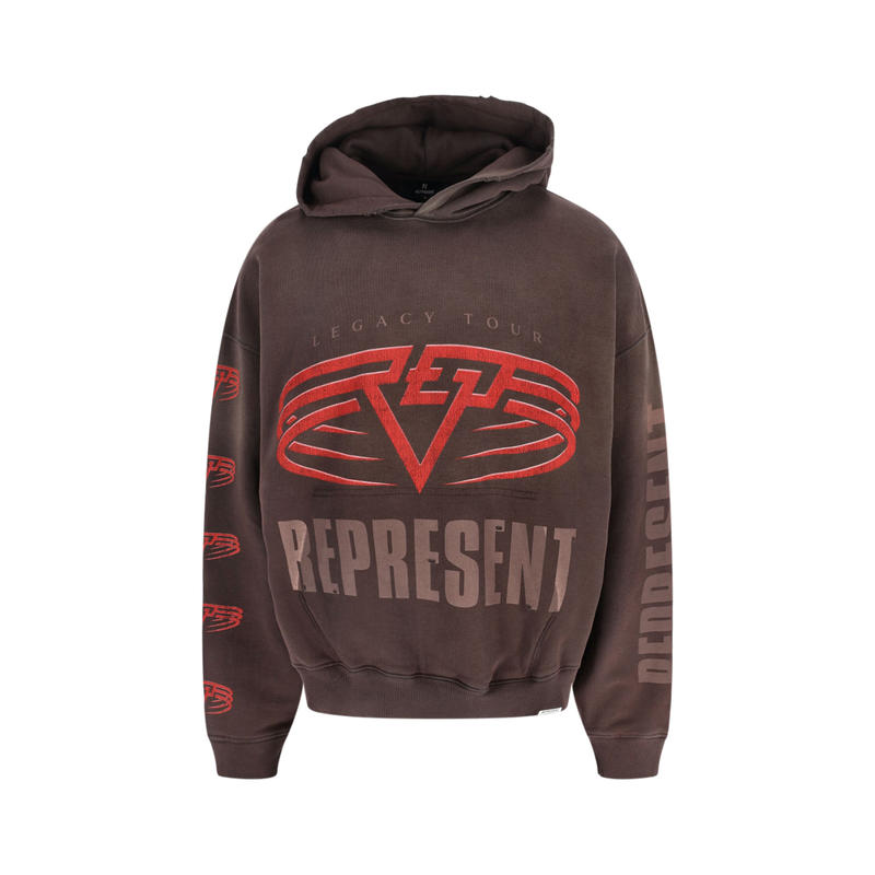 Represent 男士 FW25 卫衣 棕色毛线衫