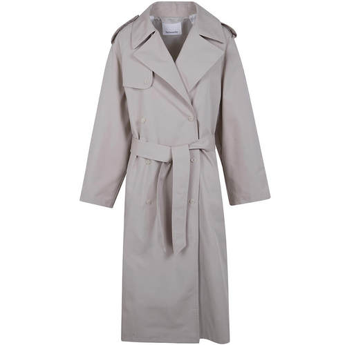 The Frankie Shop 女士 FW26 风衣 RIVA 浅褐色棉质