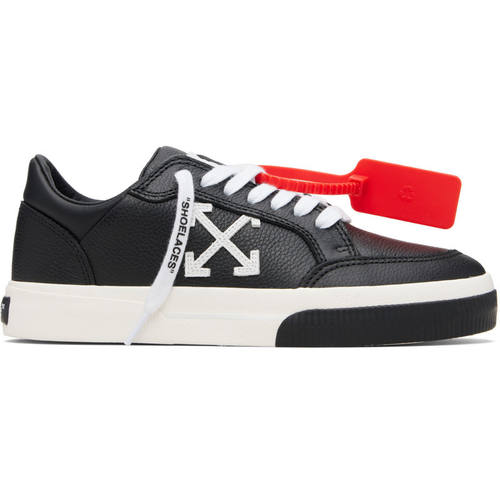 Off-White 男士 运动鞋 黑色 Vulcanized Low Calf