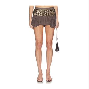 半身裙 女士 层叠感迷你针织 London Jaded