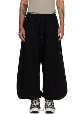 LỰU ĐẠN 男士 长裤 黑色 Baggy Bontan 长裤
