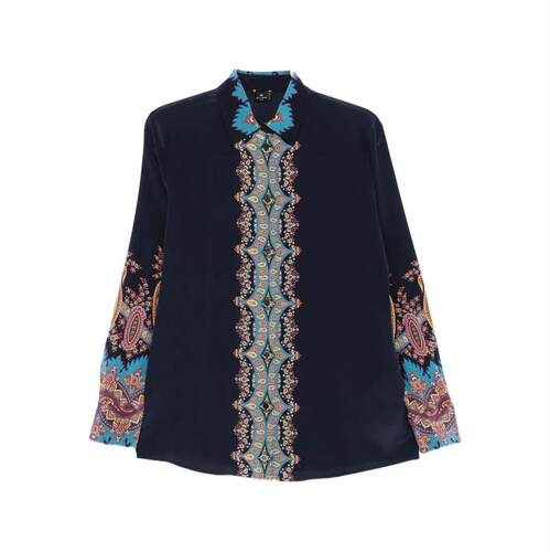 Etro 艾绰 女士 SS26 衬衫 佩斯利印花纽扣